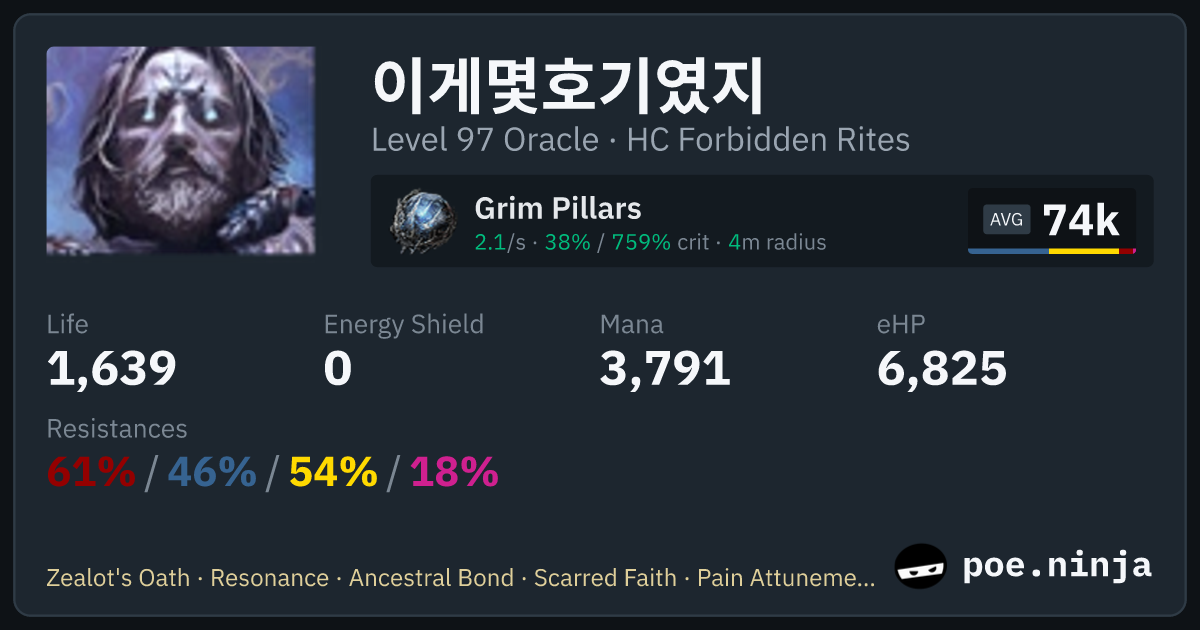 Ninja C Builds - 이게몇호기였지 - Path of Exile 2 - poe.ninja
